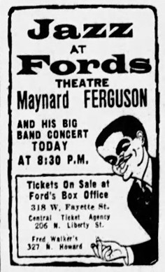 Ford's Theater advertisement