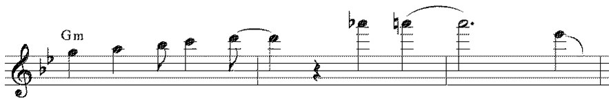 Overtime musical example