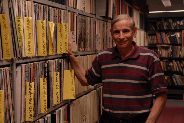 Ed Berger at the Institute of Jazz Studies