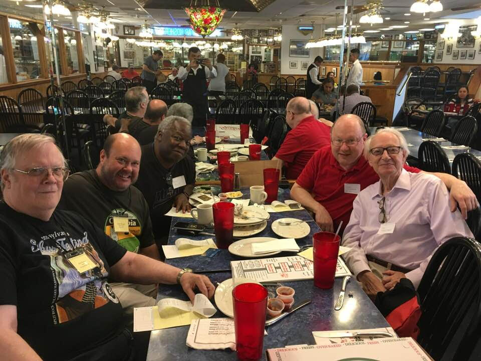 Dan Morgenstern with Bob Porter, Scott Wenzel, Vincent Pelote, and Loren Schoenberg